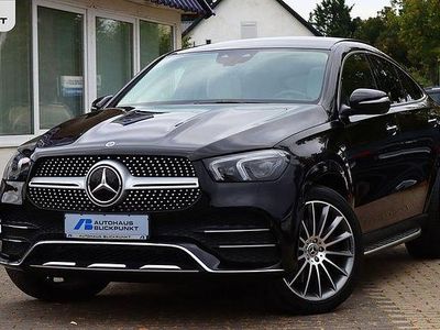Obsidianschwarz (metallic) Gebraucht 2021 Mercedes GLE350 AMG Coupé | 64.979 € (Fairer Preis)