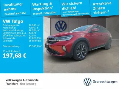 Używany VW Taigo Style 150 KM (110 kW) 2022 Czerwony SUV