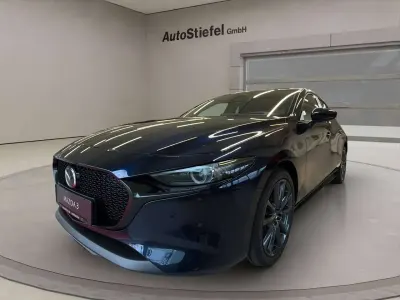Neu Mazda 3 Exclusive-Line 140 PS (102 kW) 2026 Deep crystal blue Limousine