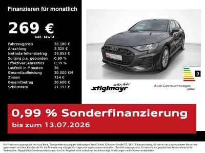 Gebraucht Audi A3 S-Line 150 PS (110 kW) 2025 Daytonagrau perleffekt Limousine