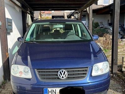 Gebraucht VW Touran Conceptline 102 PS (75 kW) 2006 Blau Van / Kleinbus