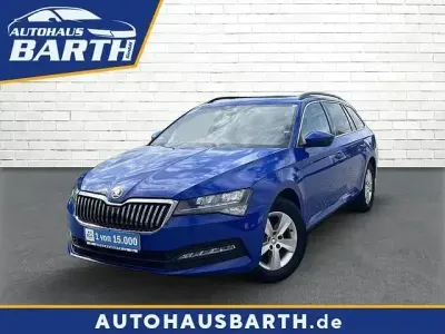 Gebraucht Skoda Superb Ambition 150 PS (110 kW) 2020 Blau Kombi