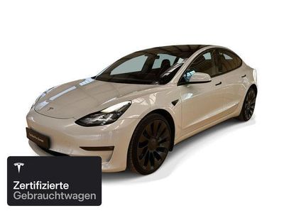 Gebraucht Tesla Model 3 Performance 377 kW (513 PS) 2021 Weiß Limousine