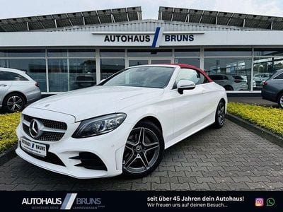 Usata Mercedes C200 AMG 184 CV (135 kW) 2019 Bianco Cabrio