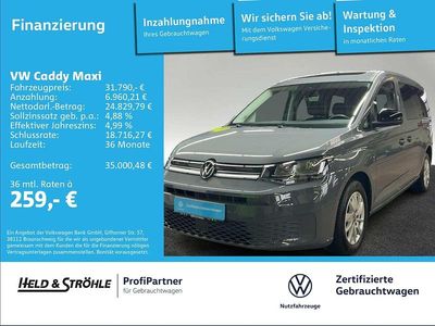 Gebraucht VW Caddy Life 102 PS (75 kW) 2024 Pure grey Van / Kleinbus