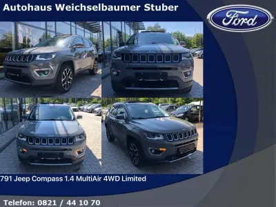 Gebraucht Jeep Compass Limited 170 PS (125 kW) 2020 Grau SUV