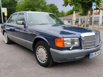Gebraucht Mercedes S420 SE 218 PS (160 kW) 1986 Blau Limousine