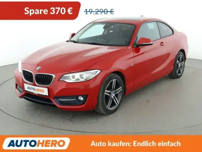 Gebraucht BMW 220 Sport Line 184 PS (135 kW) 2017 Rot Coupé