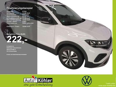 Gebraucht VW T-Cross Goal 95 PS (69 kW) 2024 Pure white SUV