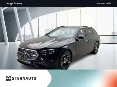 Gebraucht Mercedes E220 AMG 197 PS (144 kW) 2025 Lack obsidianschwarz Kombi