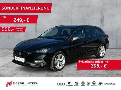 Usata Seat Leon ST FR 150 CV (110 kW) 2021 Nero Station wagon