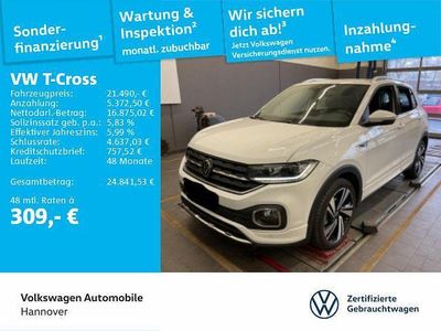 Pure white Gebraucht 2022 VW T-Cross Style SUV | 21.490 € (Fairer Preis)