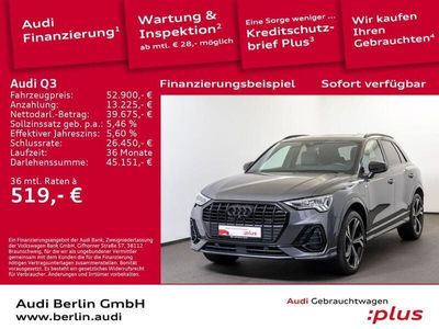 gebraucht Audi Q3 Q3 TFSI e S lineS line 45 TFSIe S tr. AHK PANO 360° SONOS DAB