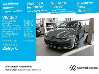 Grau Gebraucht 2022 VW Golf Active Limousine | 19.980 € (Guter Preis)