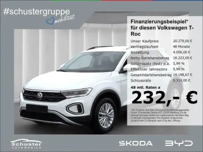 Gebraucht VW T-Roc Life 116 PS (85 kW) 2024 Weiss SUV