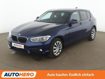Gebraucht BMW 116 Sport Line 109 PS (80 kW) 2015 Blau Kleinwagen