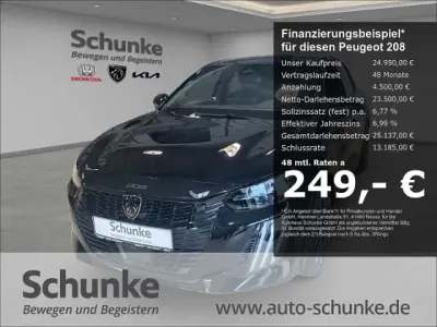 Neu Peugeot 208 GT 145 PS (106 kW) 2025 Schwarz Kleinwagen