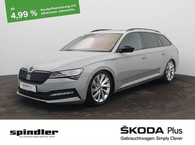 Usata Skoda Superb SportLine 272 CV (200 kW) 2020 Grigio Station wagon