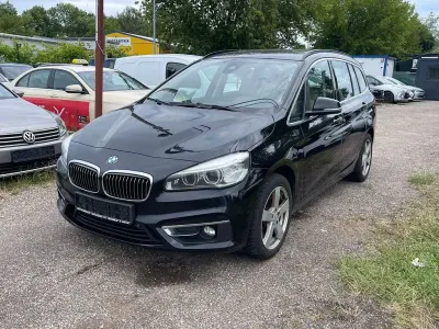 Gebraucht BMW 220 Gran Tourer Luxury Line 190 PS (139 kW) 2015 Schwarz Van / Kleinbus