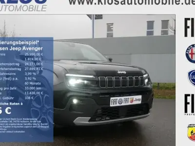 Neu Jeep Avenger Summit 100 PS (73 kW) 2026 Schwarz SUV