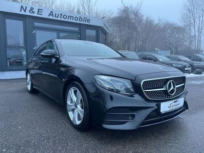 Schwarz Gebraucht 2018 Mercedes E300 AMG line Limousine | 23.990 € (Superpreis)