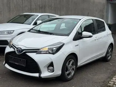 Brugt Toyota Yaris Hybrid Edition-S 101 HK (74 kW) 2017 Hvid Hatchback