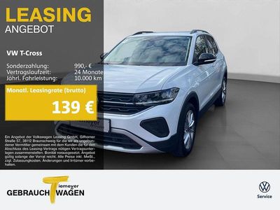 Gebraucht VW T-Cross Goal 95 PS (69 kW) 2025 Weiß SUV