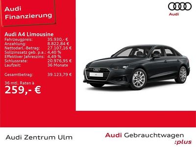 Gebraucht Audi A4 Performance 204 PS (150 kW) 2024 Manhattangrau metallic (metallic) Limousine