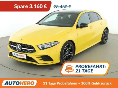 Używany Mercedes A220 AMG line 190 KM (139 kW) 2020 Żółty Sedan/Limuzyna