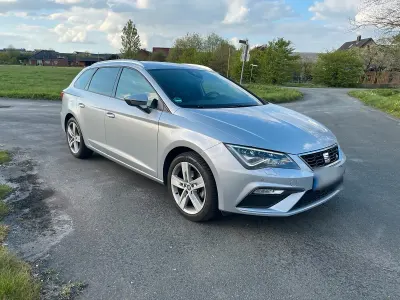 Usata Seat Leon ST FR 131 CV (96 kW) 2020 Argento Station wagon