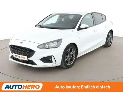 Gebraucht Ford Focus ST-Line 125 PS (91 kW) 2018 Weiß Limousine