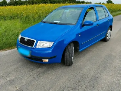 Gebraucht Skoda Fabia 75 PS (55 kW) 2000 Blau Kleinwagen