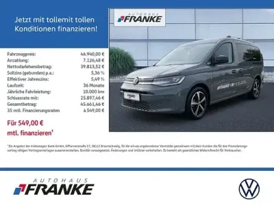 Neu VW Caddy Maxi Life 122 PS (89 kW) 2026 Grau Van / Kleinbus