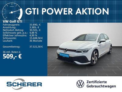 Usata VW Golf VIII GTI 301 CV (221 kW) 2023 Bianco Berlina