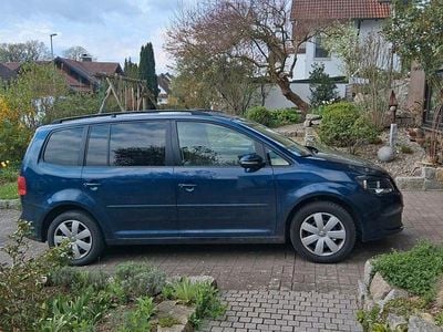 Usata VW Touran Comfortline 105 CV (77 kW) 2012 Blu Monovolume