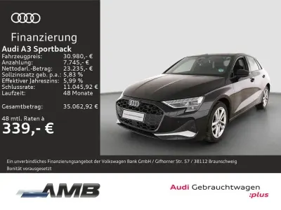 Gebraucht Audi A3 Comfort 150 PS (110 kW) 2026 Mythosschwarz metallic Limousine