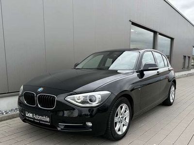 gebraucht BMW 116 116 i Sport Line/Led/Navi/Leder/Schiebedach/SHZ/