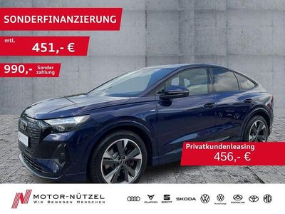 Navarrablau metallic Gebraucht 2022 Audi Q4 Sportback e-tron S-Line SUV | 33.590 € (Fairer Preis)