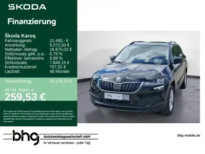 Gebraucht Skoda Karoq Style 150 PS (110 kW) 2021 Schwarz SUV