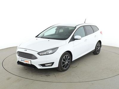Gebraucht Ford Focus Titanium 125 PS (91 kW) 2017 Weiß Kombi