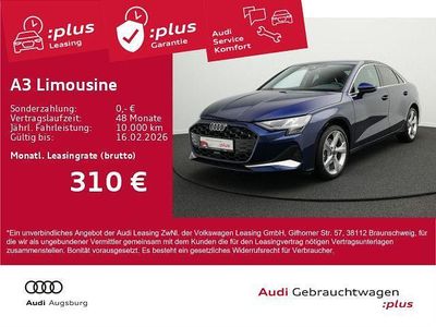 Navarrablau metallic Gebraucht 2025 Audi A3 Advanced Plus Limousine | 33.910 € (Guter Preis)