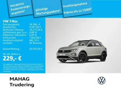 Gebraucht VW T-Roc Life 110 PS (80 kW) 2022 Grau SUV