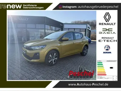 Neu Dacia Sandero Expression 101 PS (74 kW) 2026 Ambergelb Kleinwagen