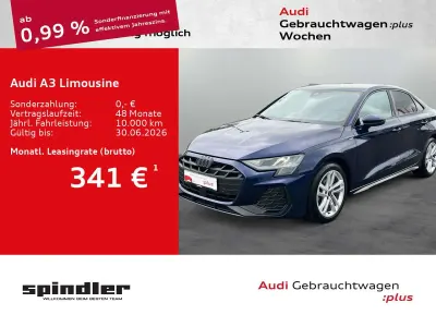 Gebraucht Audi A3 S-Line 150 PS (110 kW) 2025 Navarrablau metallic Limousine