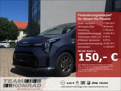 Neu Kia Picanto Vision 68 PS (50 kW) 2026 Blau ((eu3) smoke blue) Kleinwagen