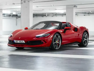 Second-hand Ferrari 296 829 CP (609 kW) 2023 Roșu Cabrio