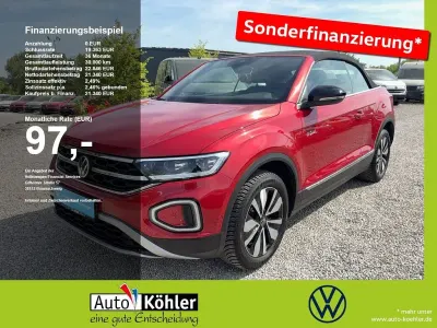 Gebraucht VW T-Roc Cabriolet Goal 116 PS (85 kW) 2025 Kings red metallic Cabrio