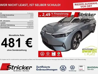 Gebraucht VW ID.7 GTX 250 kW (340 PS) 2025 Blau Kombi