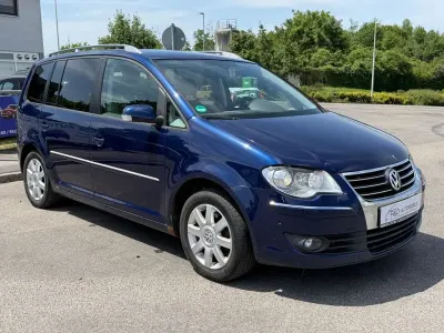 Gebraucht VW Touran Highline 170 PS (125 kW) 2008 Blau Van / Kleinbus