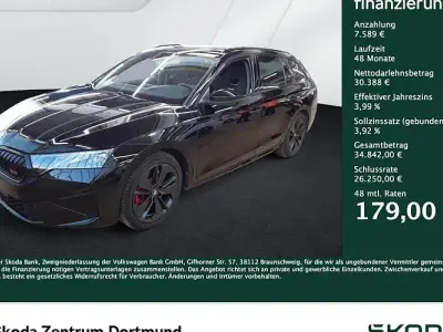 Begagnad Skoda Octavia RS 265 HK (194 kW) 2025 Svart Kombi